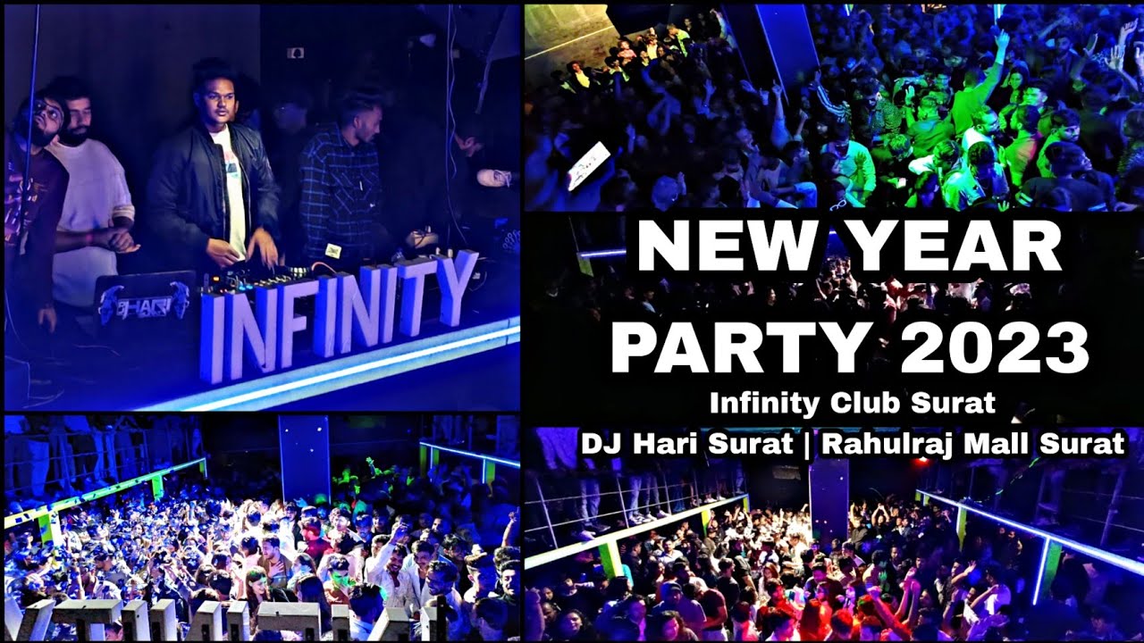 2023 New Year Party | Infinity Club | DJ Hari Surat | Kesariya & Maan Meri Jaan Rahulraj Mall Surat
