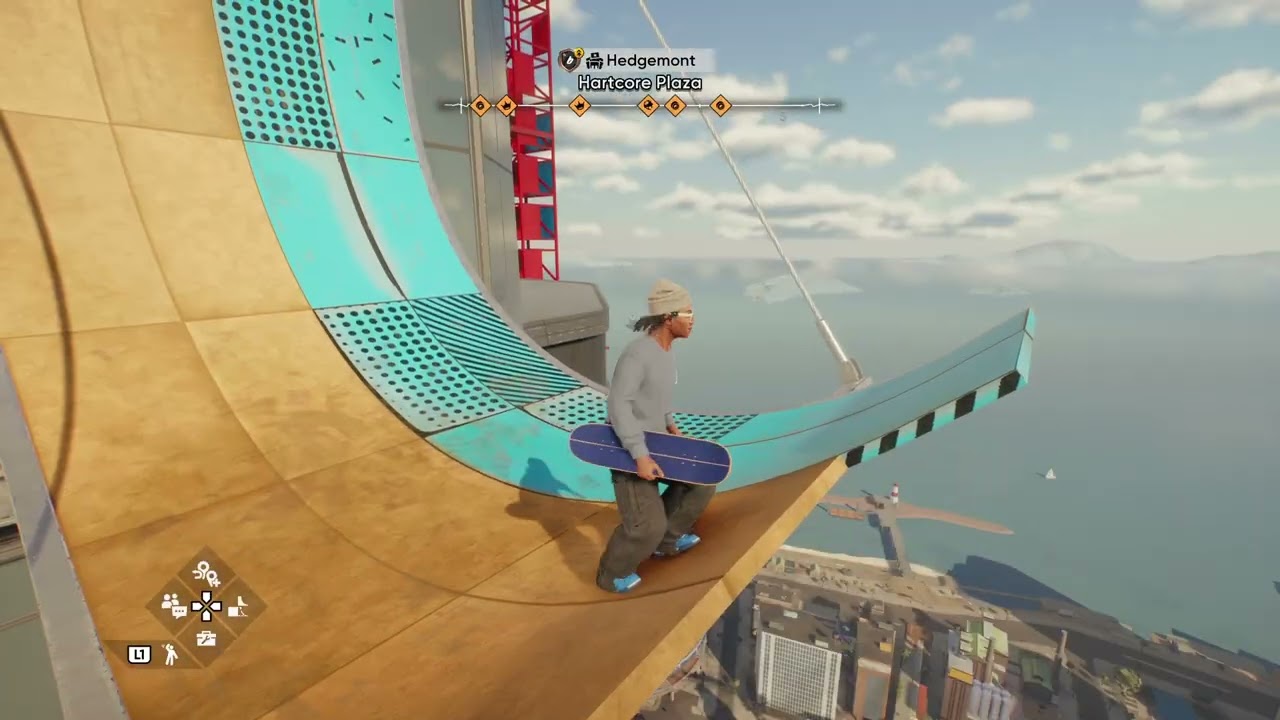 skate. |trying to ride down the building