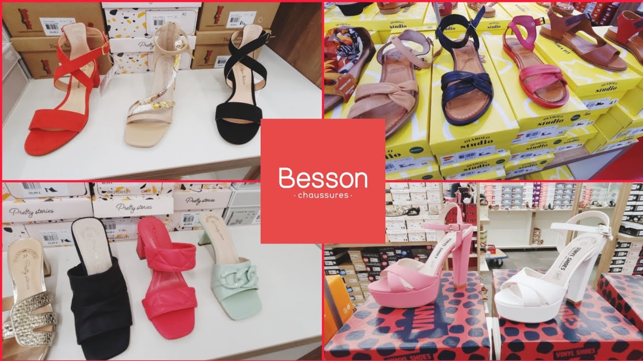 ❤️👡BESSON CHAUSSURES FEMMES ÉTÉ 2022
