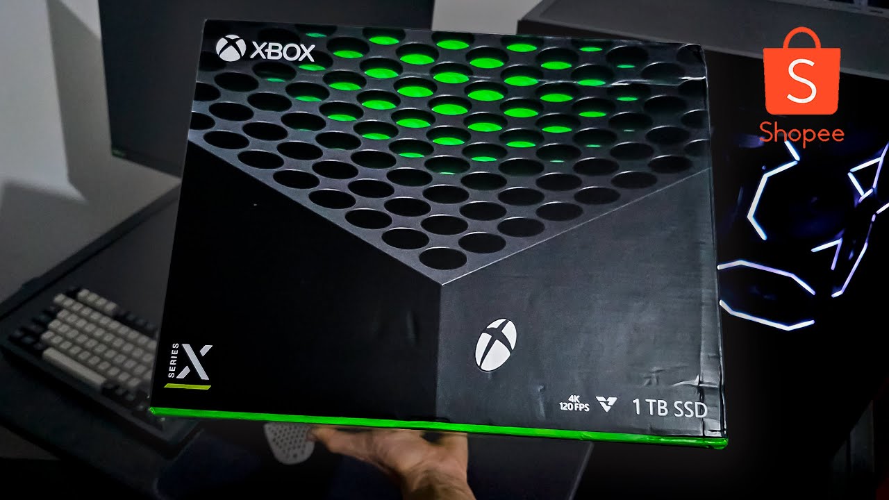 Comprei um Xbox Series X na SHOPEE  - Unboxing e Jogos (Xbox series X)