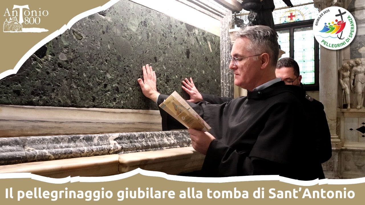 Il pellegrinaggio giubilare alla tomba di sant'Antonio