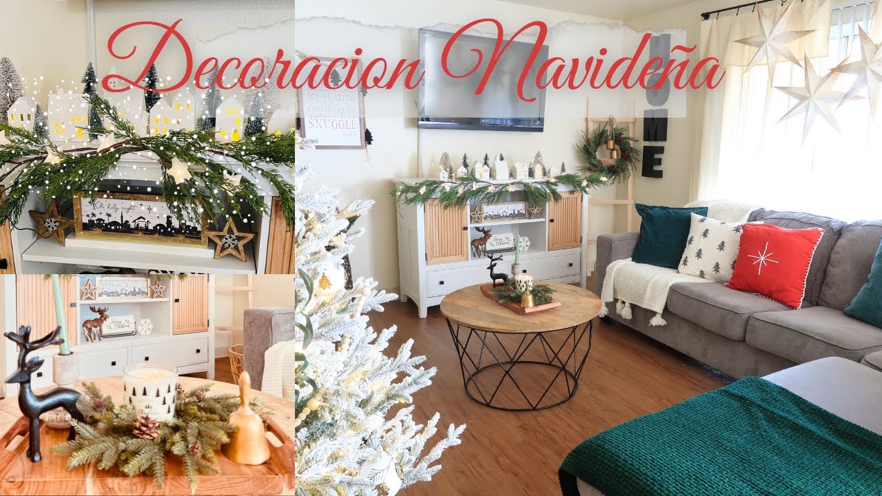 Decoración NAVIDEÑA 2021⎟DECORACION  SALA en Navidad❄️⎟COZY CHRISTMAS DECOR 2021⎟IDEAS PARA EL HOGAR