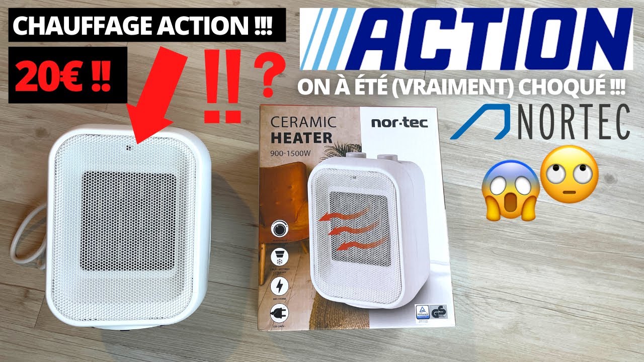 TEST DU RADIATEUR C&Eacute;RAMIQUE ACTION !! RADIATEUR ELECTRIQUE EFFICACE POUR 20 EUROS ?! LE BON PLAN !!