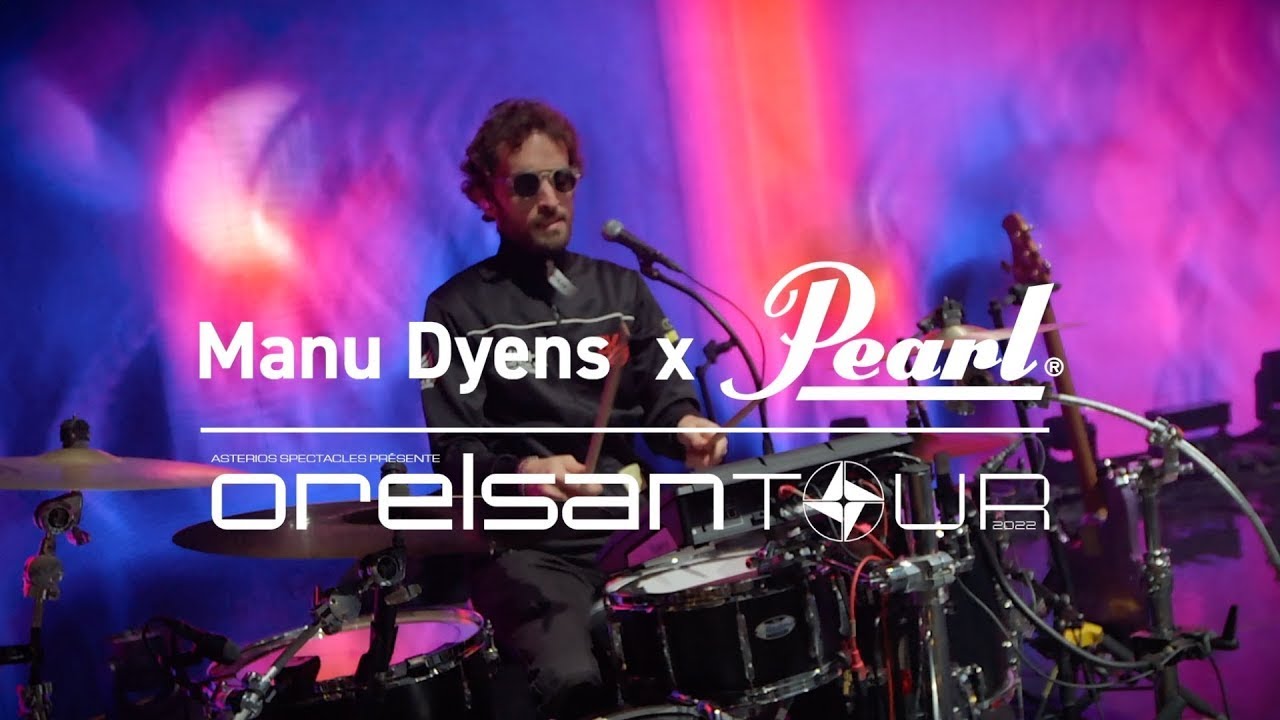 Le batteur Manu Dyens en tournée avec Orelsan avec Pearl ! (la Boite Noire du Musicien)