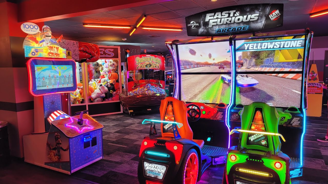 Arcade Tour Bowlero Riverside CA