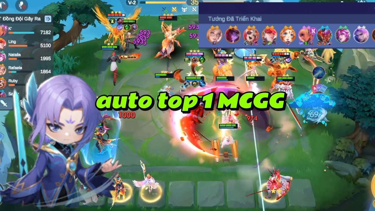 Magic Chess : Go Go l Đội hình cực khoẻ 6 thích khách vs 5 vàng 2* auto top 1