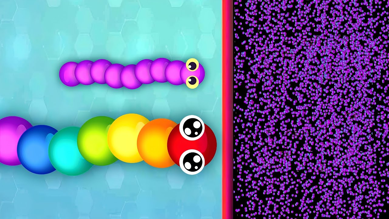 SNAKE IO🐍 TWO SNAKE SKIN V/S 1000 OGGY V/S OUTLINE FOOD EVENT EPIC SNAKE IO 🐍 BEST/ FUNNY GAMEPLAY!