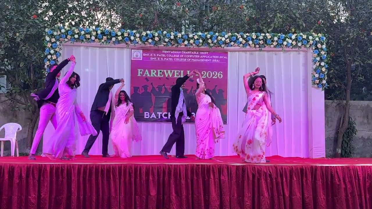 Farewell 2026 #zspatel #dance #collegelife