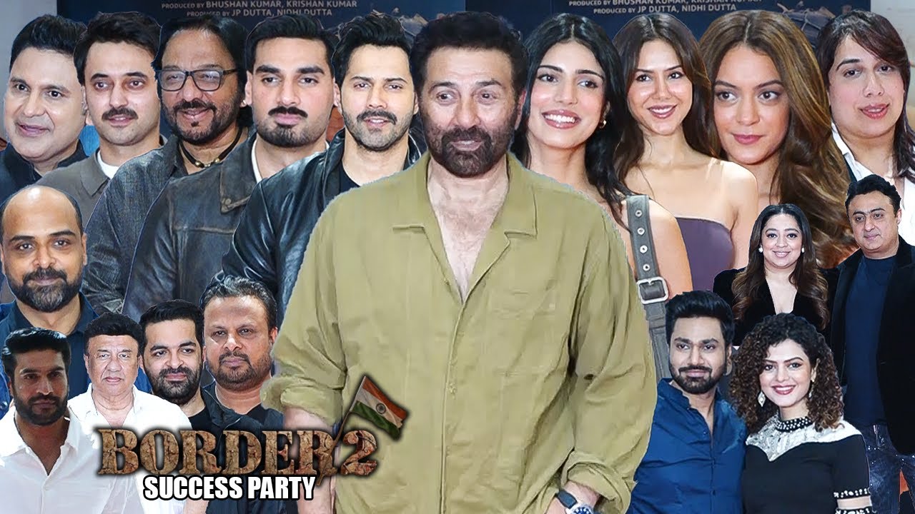 Border 2 Movie Success Meet Up | Sunny Deol,Varun Dhawan,Sonam,Ahan,Medha,Anya