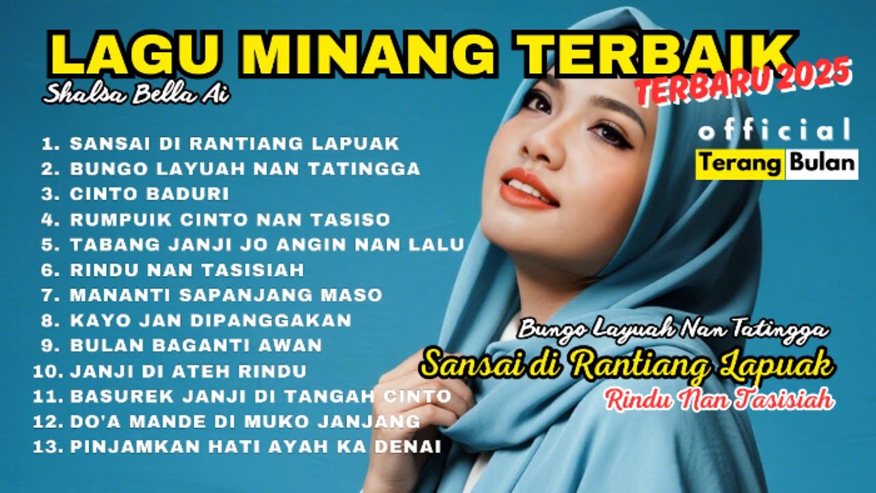LAGU MINANG TERBAIK TERBARU 2025~ Shalsa Bella ai