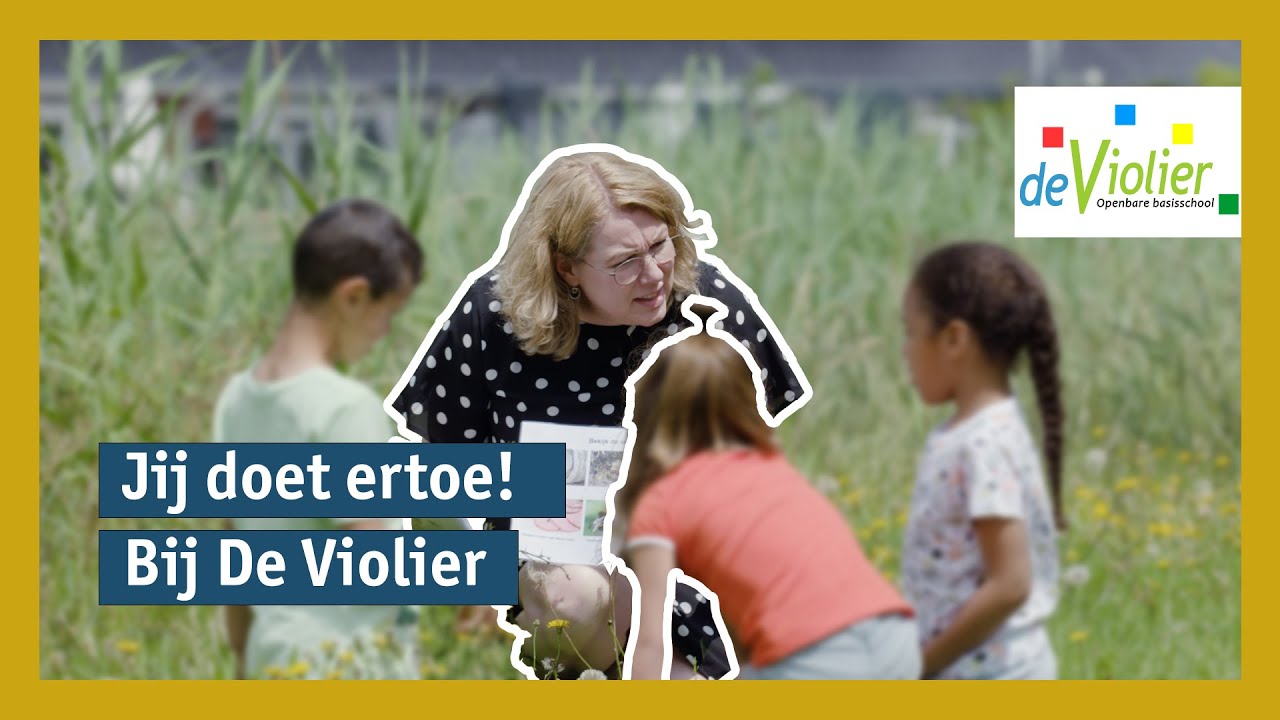 Jij doet ertoe! Bij OBS De Violier! | basisschool van Primo Schiedam | ruimte voor kunst en cultuur