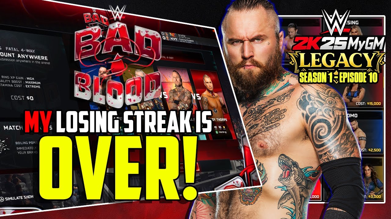 Серия поражений закончилась! | WWE 2K25 MyGM Legacy - S01E10
