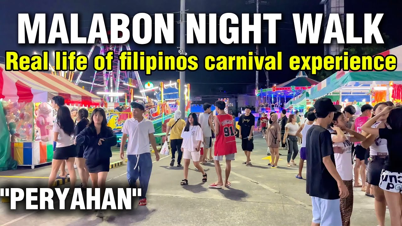 REAL LIFE OF FILIPINOS CARNIVAL EXPERIENCE in MALABON CITY🇵🇭ROBINSONS TOWN MALL