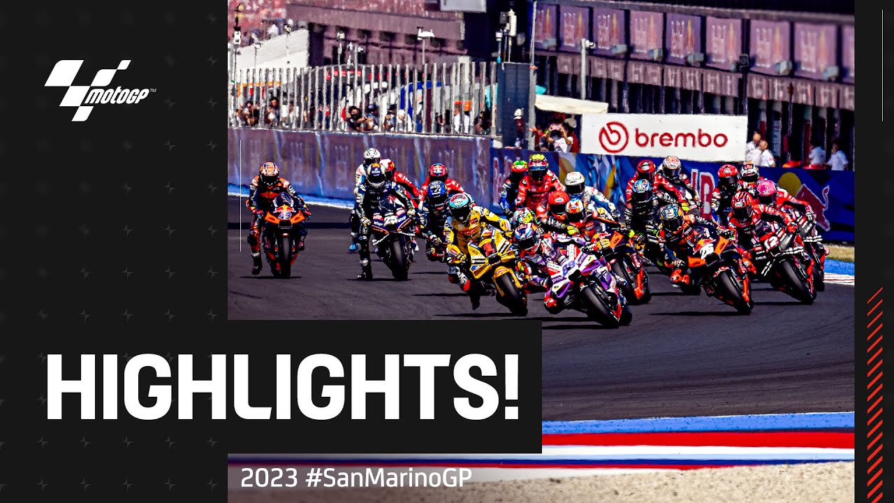 MotoGP™ Race Highlights 💪 | 2023 #SanMarinoGP 🇸🇲