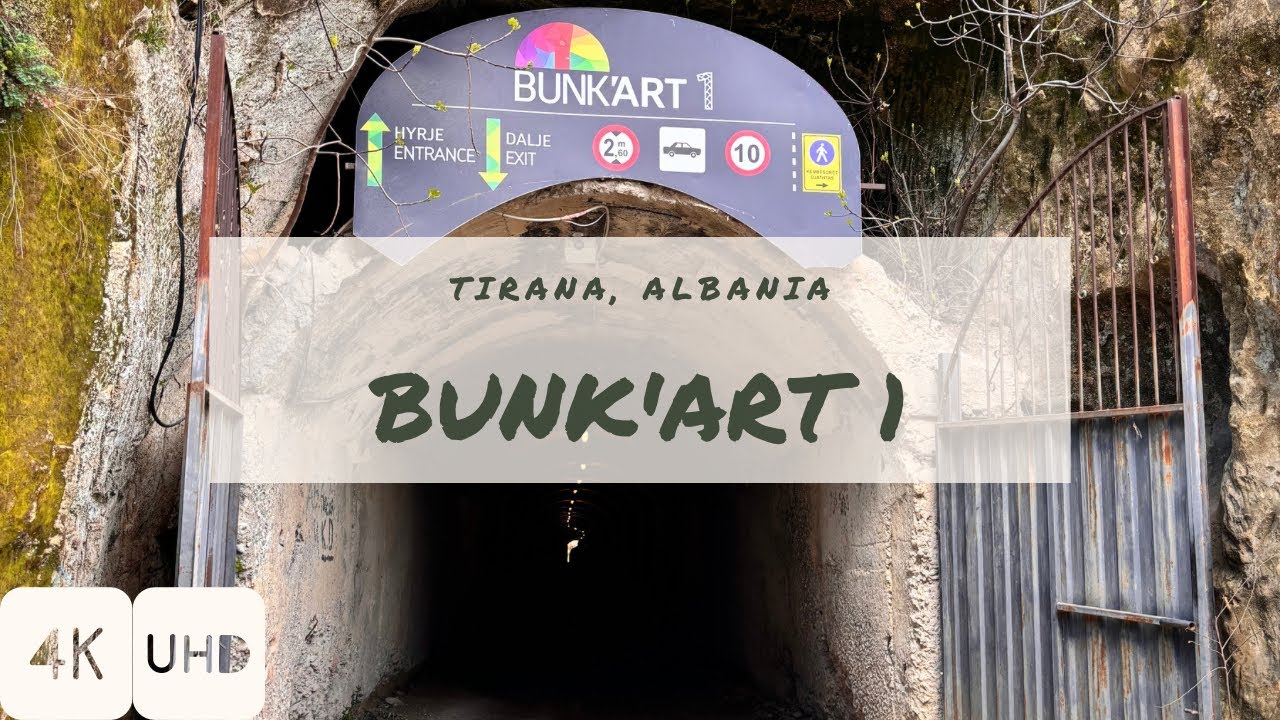 WalkIn BUNK'ART 1 | TIRANA | ALBANIA | 4K HDR Walking Tour