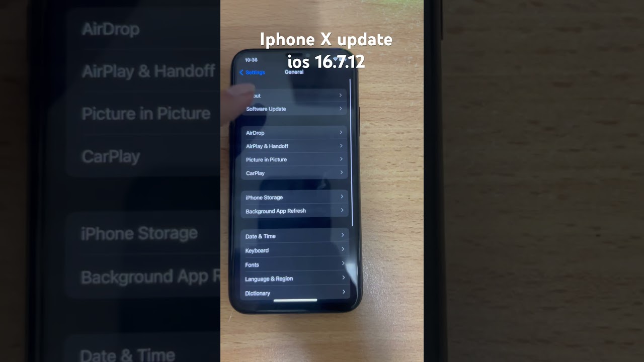 ios 16.7.12 on iphone X. Is it good? whats new? #iphoneupdates #shorts #iphonex #ios