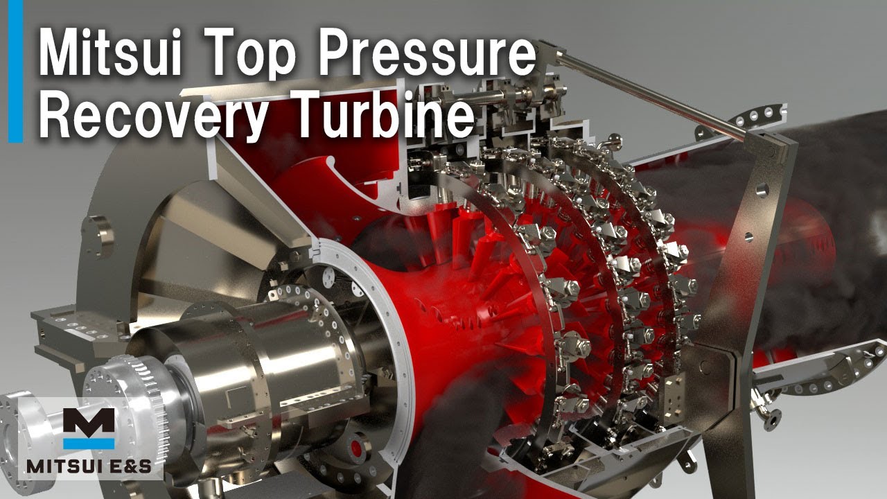 MITSUI Top pressure Recovery Turbine (TRT) - 3DCG