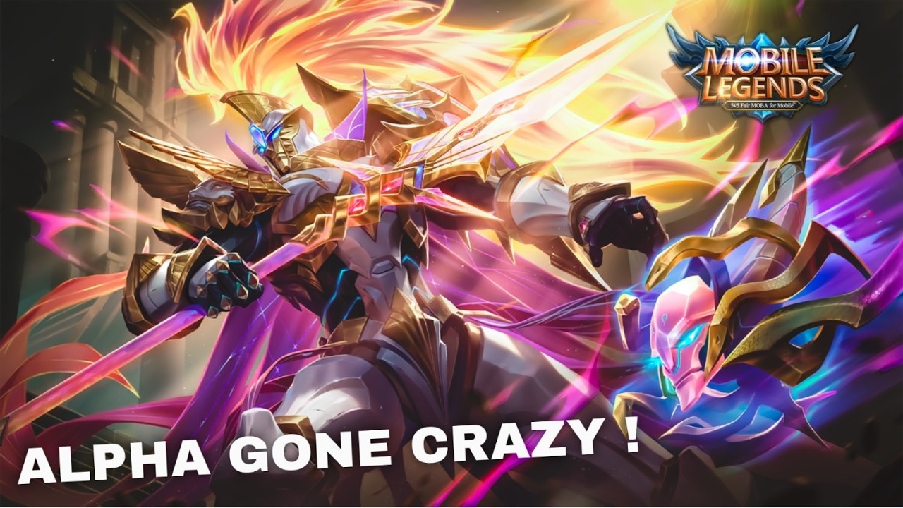 I Tried ALPHA for the First Time in Ranked… INSANE Damage! 🔥 | Mobile Legends Gameplay 😈