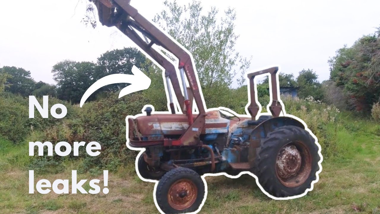 How to replace your loader seals. Ford 3000 tractor and a Quicke Plus loader
