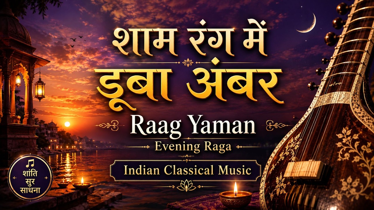 Raag Yaman Evening Raga | Indian Classical Music for Meditation & Relaxation