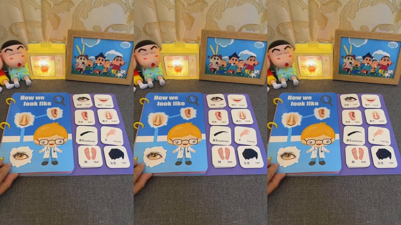 After age 2, interactive book makes learning characters fun and not boring