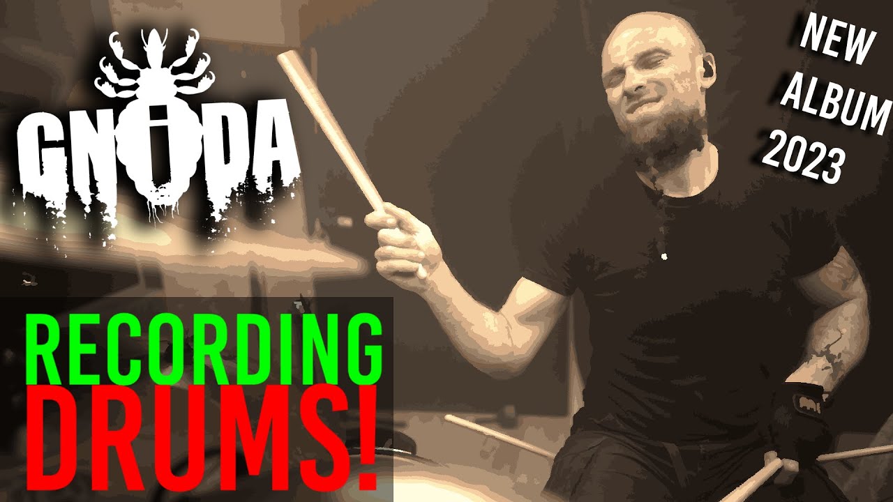 Recording DRUMS for new GNIDA album 2023