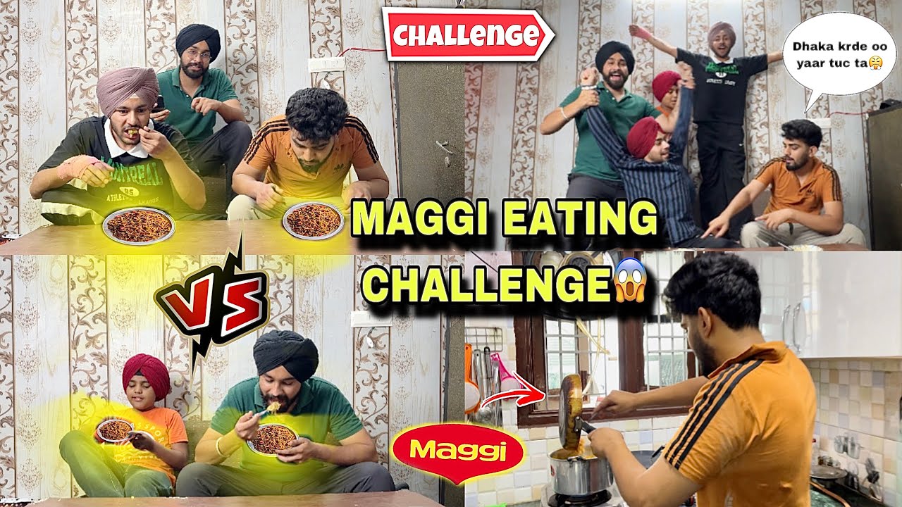 2 MINUTES MAGGI CHALLENGE 😱 / Food Challenge😨 ~  @PRABHBUTTAROFFICIAL  ​⁠