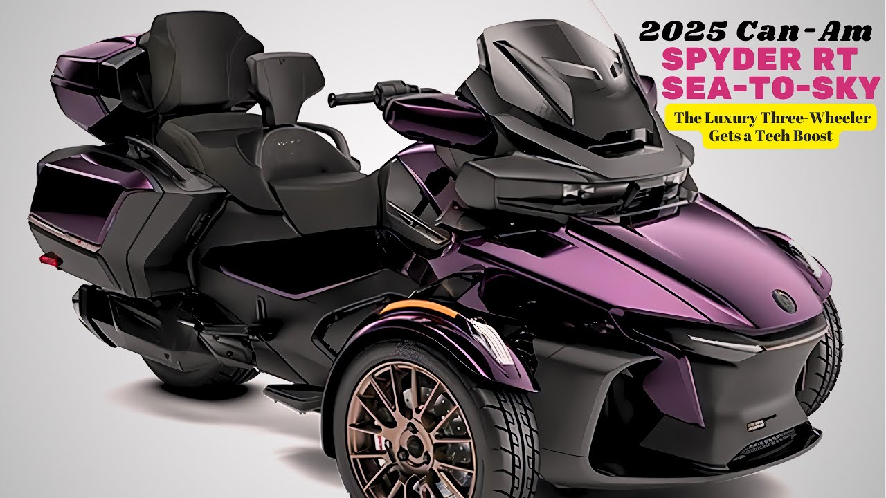 2025 Can-Am Spyder RT Sea-to-Sky | The Luxury Three-Wheeler Gets a Tech Boost