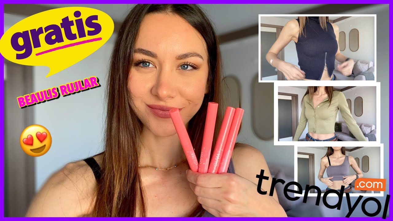 BEAULIS'İN EN YENİ RUJLARINI DENEDİM! GLAM IT 💖 | DENEMELİ TRENDYOLMİLLA ALIŞVERİŞİM 😍