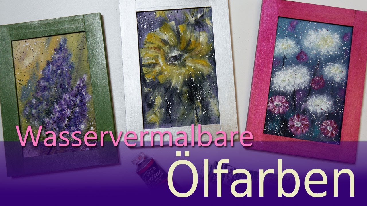 Keine Angst vor "ÖLMALEREI" | "PAINT WITH ME" / Tutorial - Anfänger freundlich | Malen mit Ölfarbe