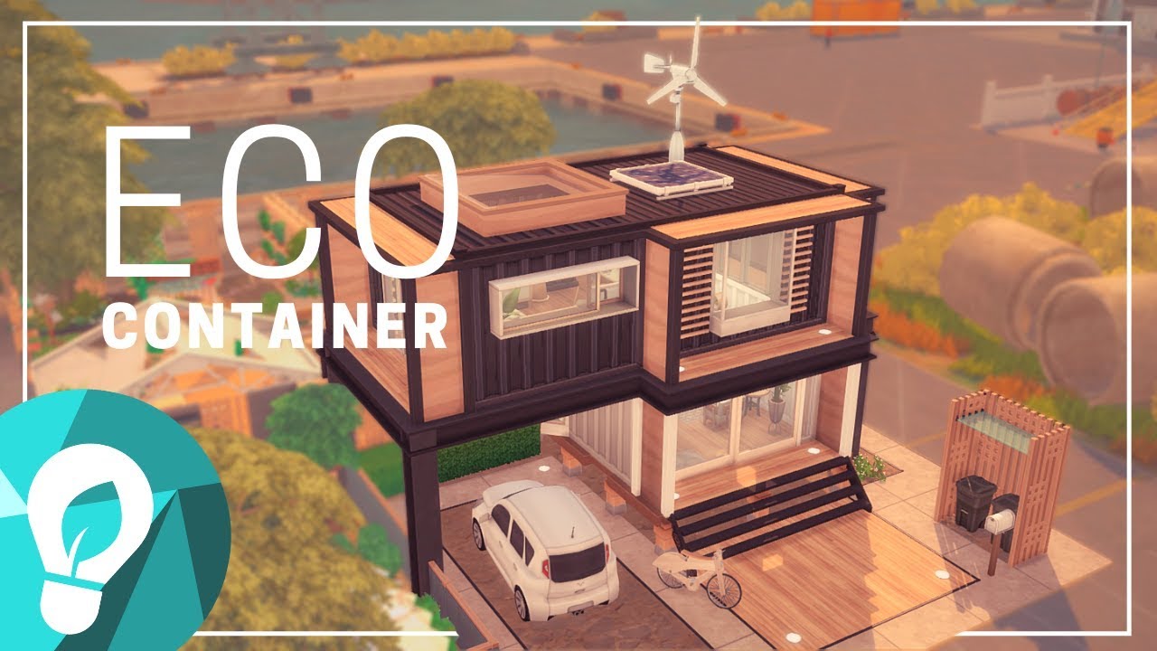 ECO CONTAINER | Speed build | SIMS 4 - Écologie
