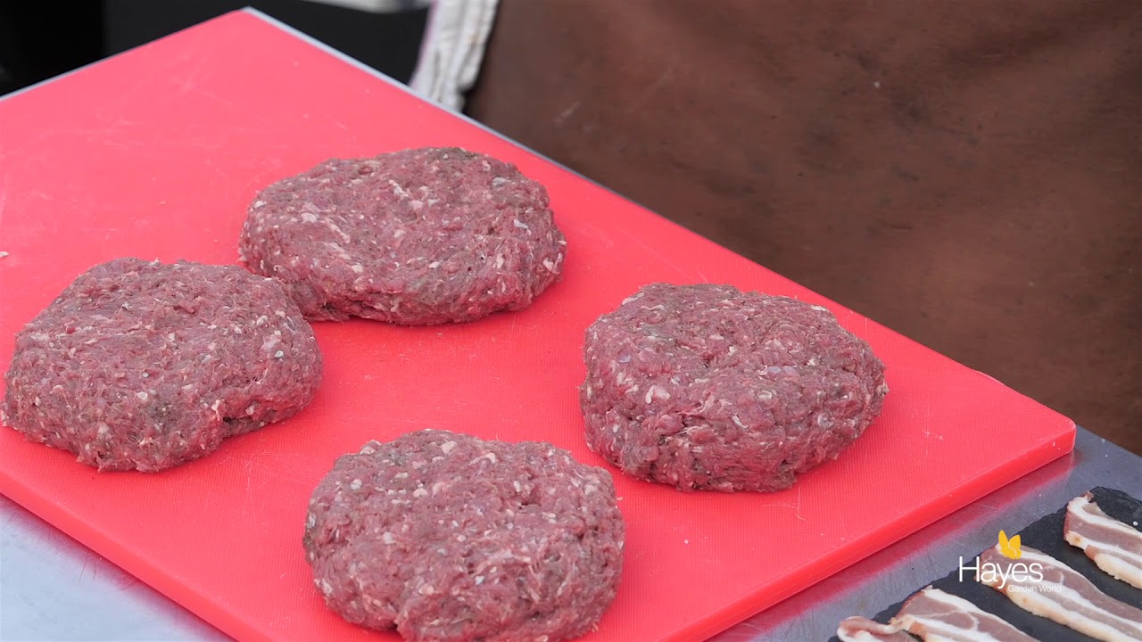 Venison Burger Cooked On The Traeger Timberline 850