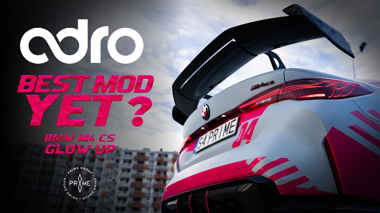 BMW M4 CS + ADRO Spoiler Install (Carbon Aero Upgrade) | Full Fitment & Final Look