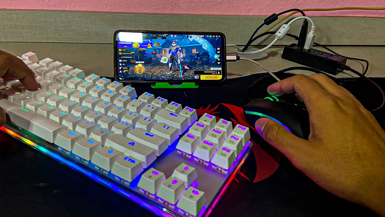 JOGANDO CARREGANDO NO MEU SETUP GAMER BARATO (Panda Mouse Pro)