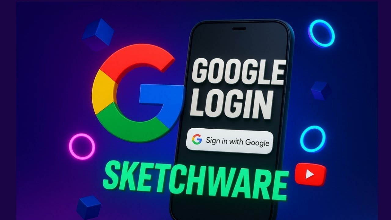 How to create Google Login in sketchware 2026