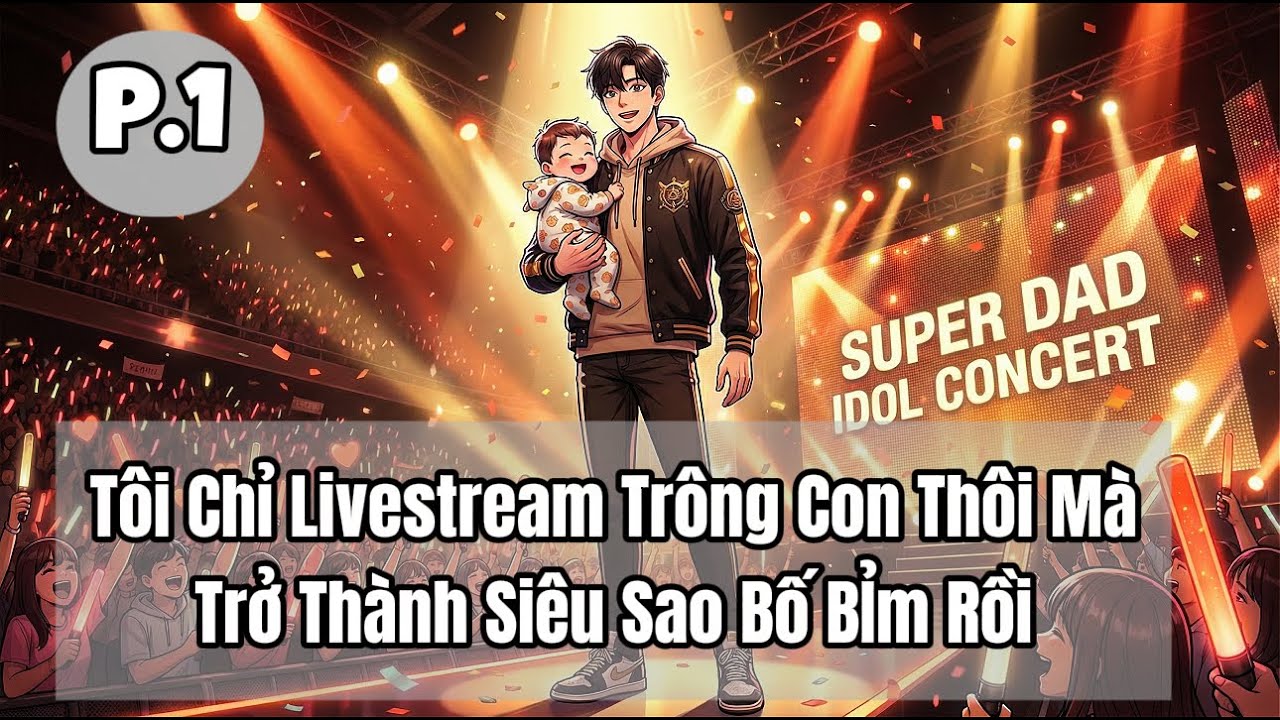 Tôi Chỉ Livestream Trông Con Thôi, Mà Trở Thành Siêu Sao Bố BỈm Rồi | P1
