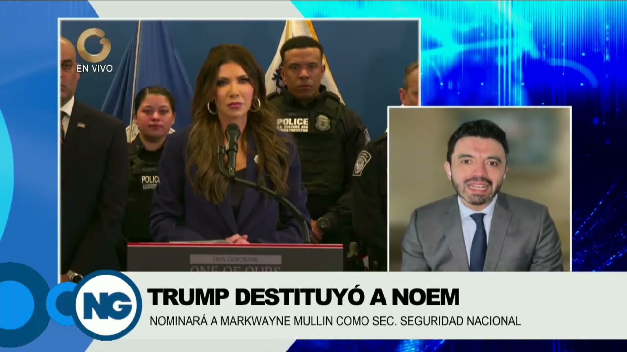 Donald Trump destituyó a Kristi Noem | Entrevista con Robert Valencia