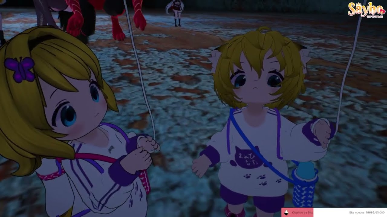 MILLY Y MILLYO ABRAZO DE HERMANOS