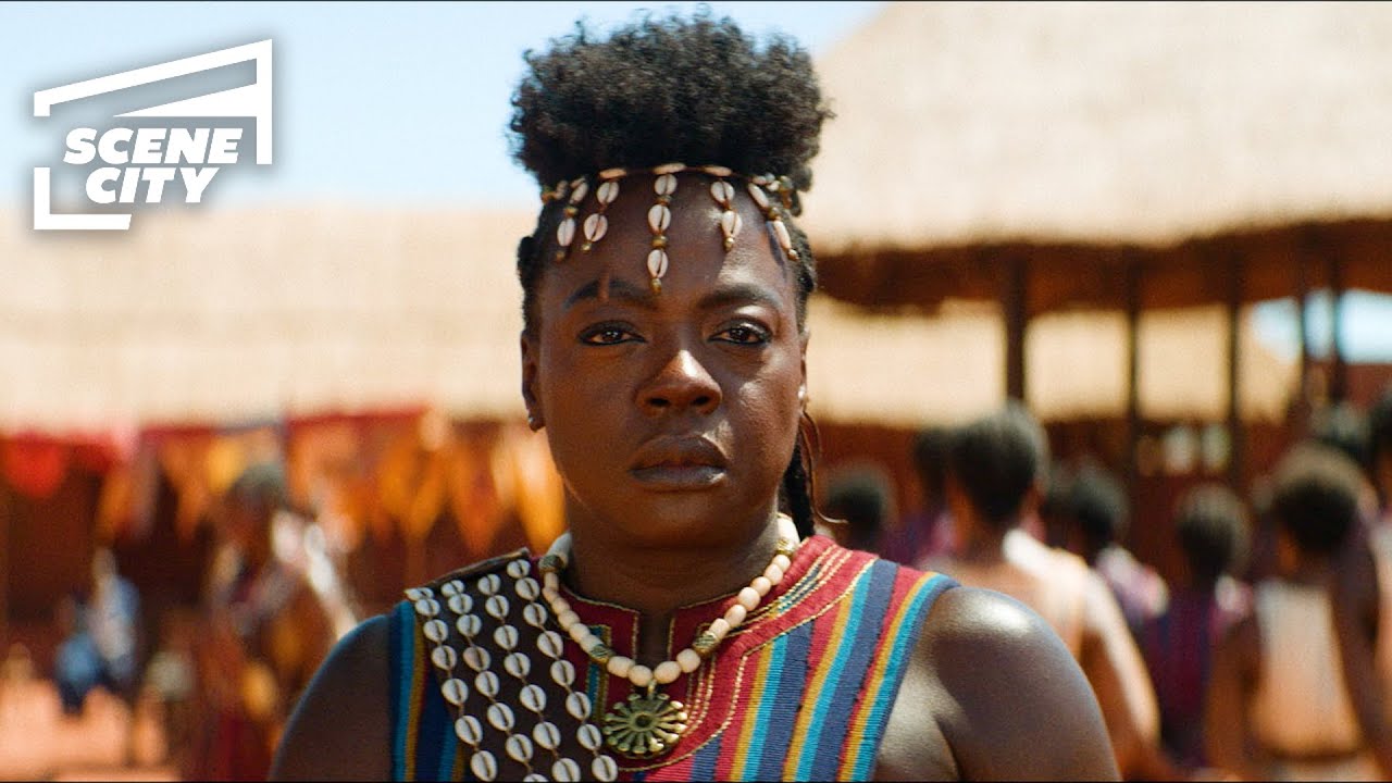 Nanisca Fights Warlord in the Square | The Woman King