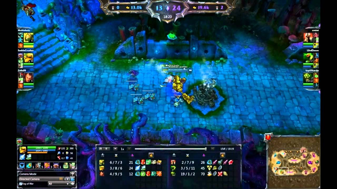LoL Old 3v3 Map funny play