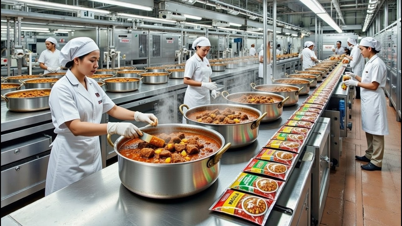 Masala Manufacturing Process in a Factory | How Spices Are Made