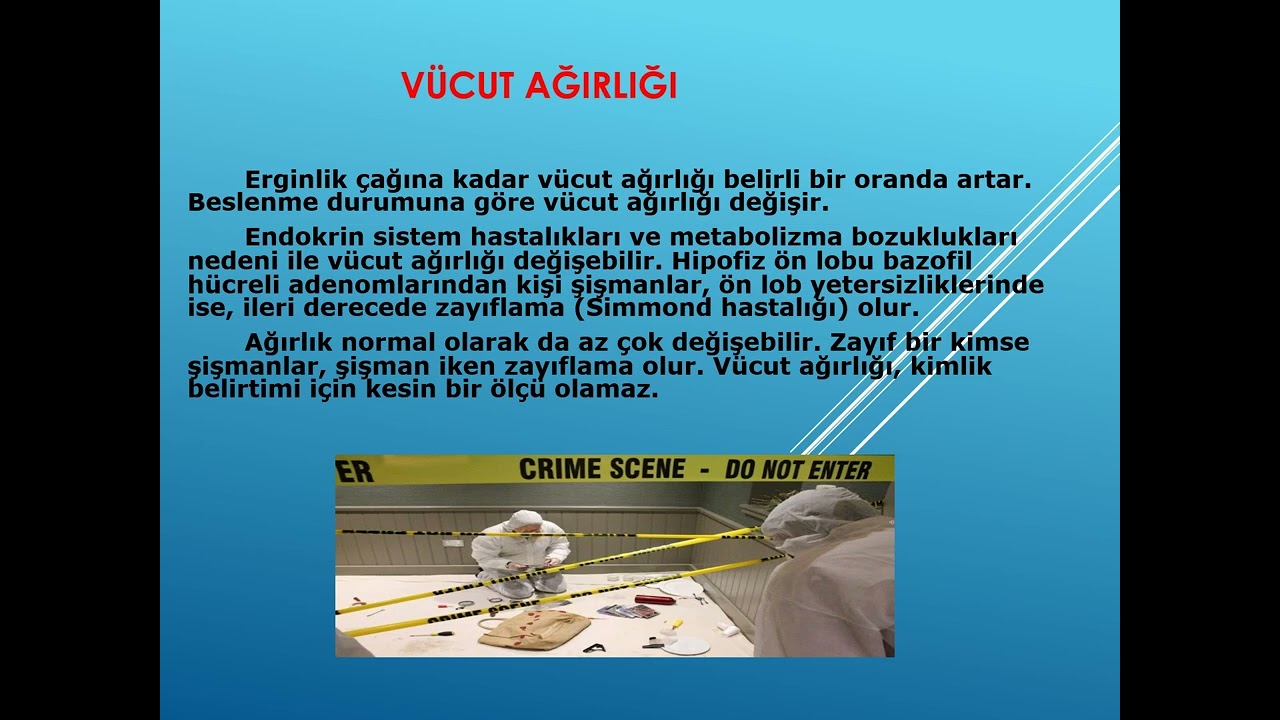 ÖLÜ KABUL VE KİMLİKLENDİRME ONLİNE EĞİTİM
