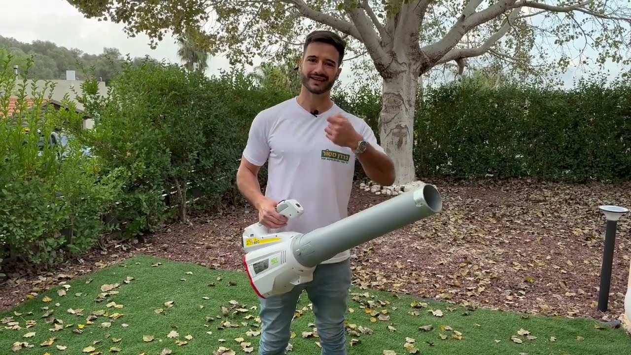 מפוח עלים נטען 40V Brushless חזק במיוחד מבית IKRA