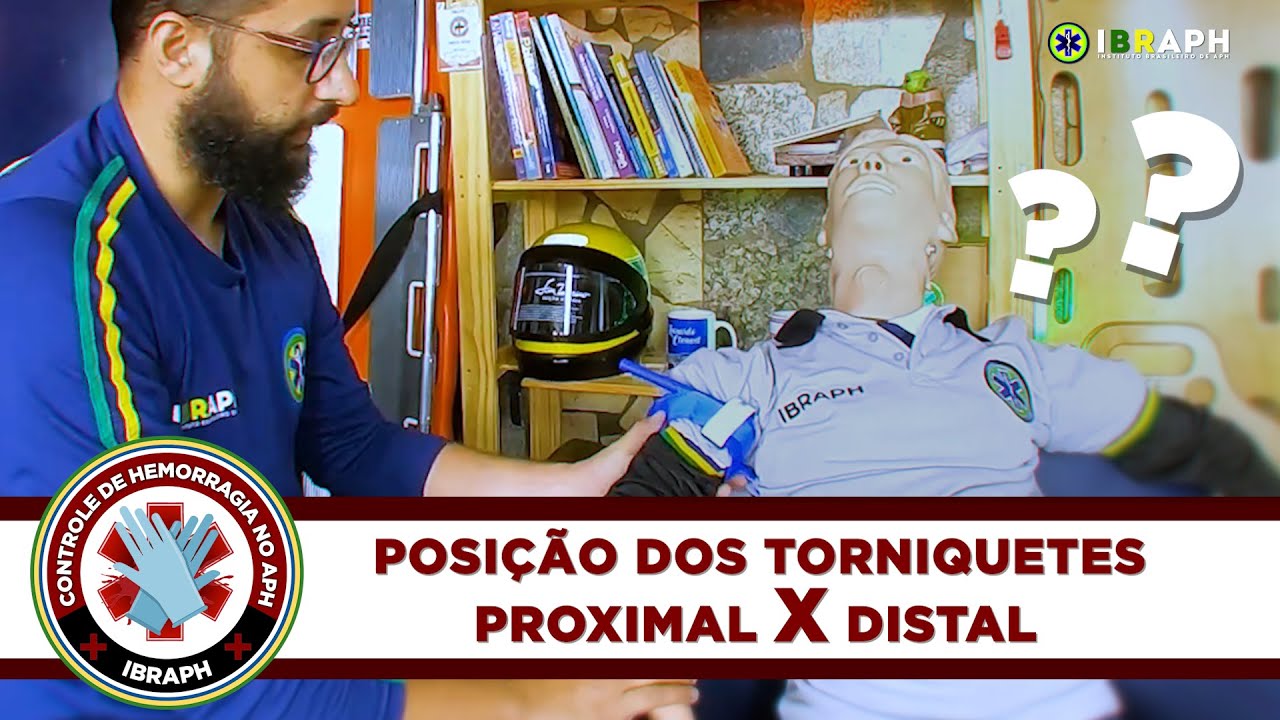 Posicionamento do TORNIQUETE na prática | Confusão entre 