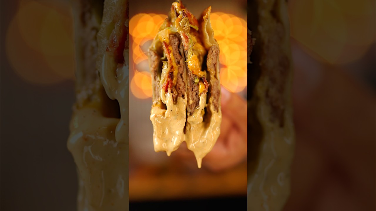 Smash Burger Quesadilla #smashburger #quesadillas #quesadillarecipe #burgerrecipe #gamedayfood