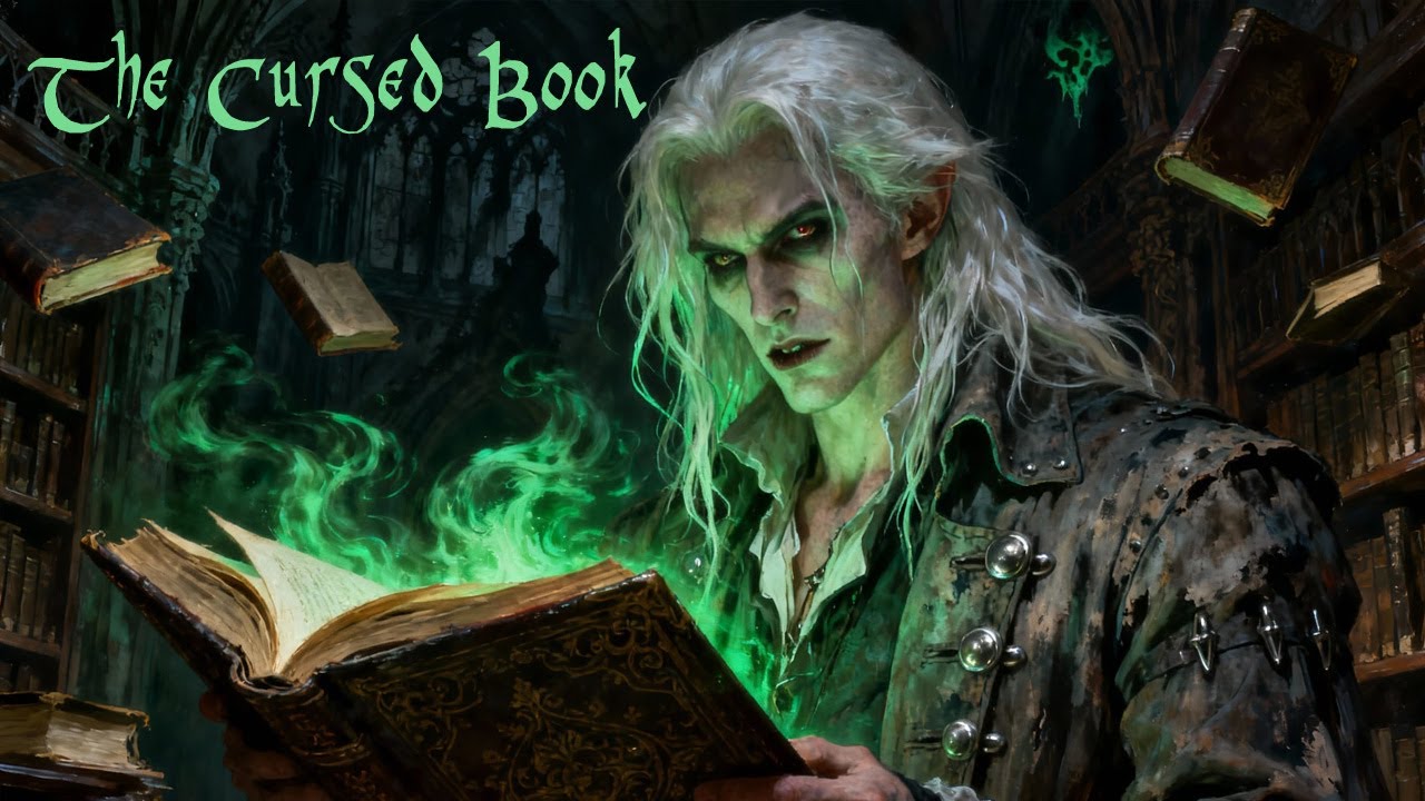 Проклятая книга [Goth Metal] Рок / Дарквейв (клип в стиле Vampwave)