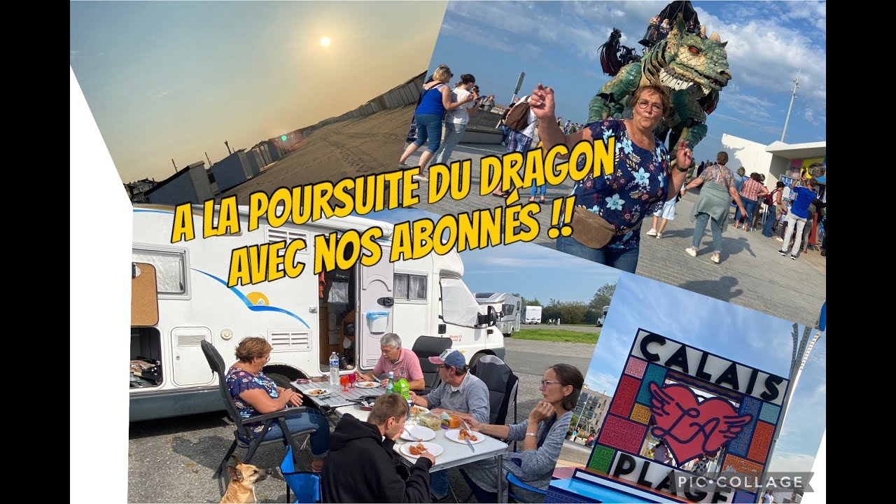 #84 Rencontre abonnés sur l'aire de camping car park à Calais