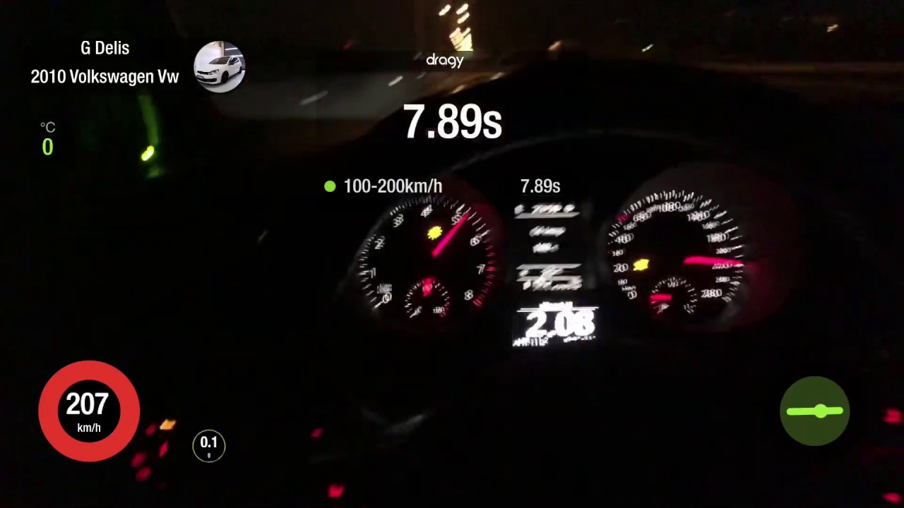 Fastest VW Golf MK6 GTI STOCK K04-064 + Meth + Dragy 100-200