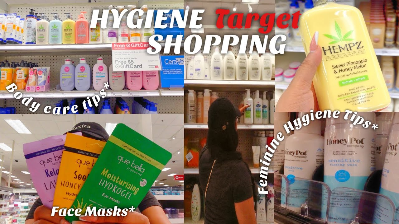 COME HYGIENE SHOPPING WITH ME AT TARGET |  NEW FINDS+SKIN CARE+FEMININE HYGIENE