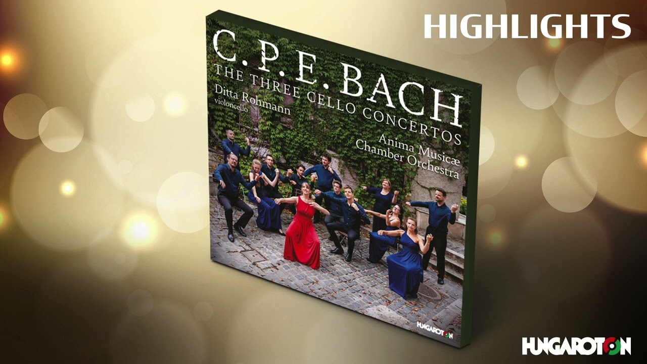 C.P.E. Bach: Cello Concerto: I. Allegro performed by Anima Musicae Chamber Orchestra & Ditta Rohmann